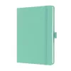 Sigel JN409 jegyzetfüzet, exkluzív, a5, vonalas, 96lap, keményfedeles, mentazöld