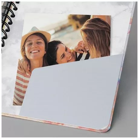 Sigel JN608 spirálfüzet, 162x215 mm, pontrácsos, 60lap, keményfedeles, batik holi