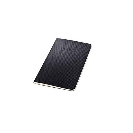 Sigel CO865 füzet, exkluzív, a6, vonalas, 32lap, puhafedeles, fekete