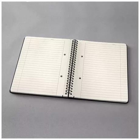 Sigel CO823 spirálfüzet, exkluzív, a5, vonalas, 80lap, keményfedeles, fekete