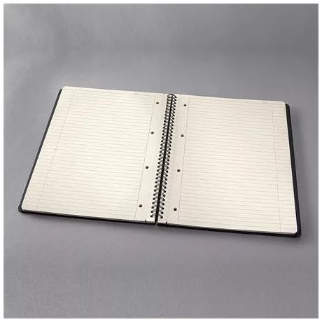 Sigel CO821 spirálfüzet, exkluzív, a4, vonalas, 80lap, keményfedeles, fekete