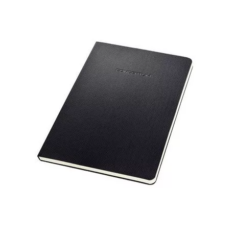 Sigel CO802 füzet, exkluzív, a5, kockás, 60lap, keményfedeles, fekete