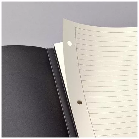 Sigel CO801 füzet, exkluzív, a4, vonalas, 60lap, keményfedeles, fekete