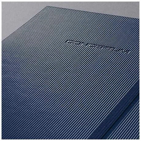 Sigel CO647 jegyzetfüzet, exkluzív, a4, vonalas, 97lap, keményfedeles, éjkék