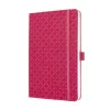 Sigel JN105 jegyzetfüzet, exkluzív, 135x203 mm, vonalas, 87lap, keményfedeles, fukszia