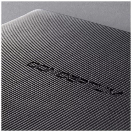 Sigel CO141 jegyzetfüzet, exkluzív, a4+, kockás, 97lap, mágneses záródású, keményfedeles, fekete