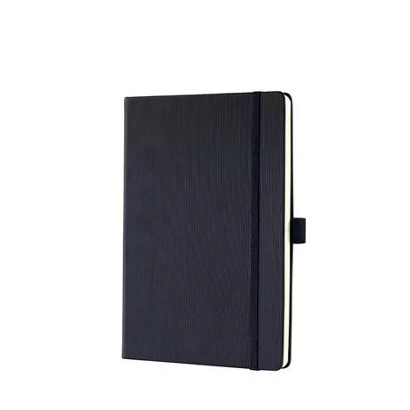 Sigel CO122 jegyzetfüzet, exkluzív, a5, vonalas, 97lap, keményfedeles, fekete