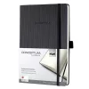 Sigel CO120 jegyzetfüzet, exkluzív, a5, sima, 97lap, keményfedeles, fekete