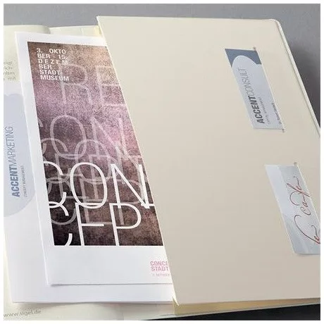 Sigel CO112 jegyzetfüzet, exkluzív, a4, vonalas, 97lap, keményfedeles, fekete