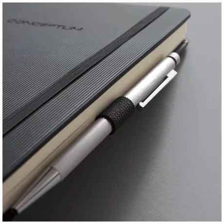 Sigel CO110 jegyzetfüzet, exkluzív, a4, sima, 97lap, keményfedeles, fekete