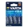 Varta LR6 elem longlife power aa ceruza 4 db 4906