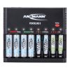 ANSMANN akkumulátortöltő 8xAA / AAA NiMH akku töltéséhez és kisütéséhez - 8-utas, USB, csepptöltés