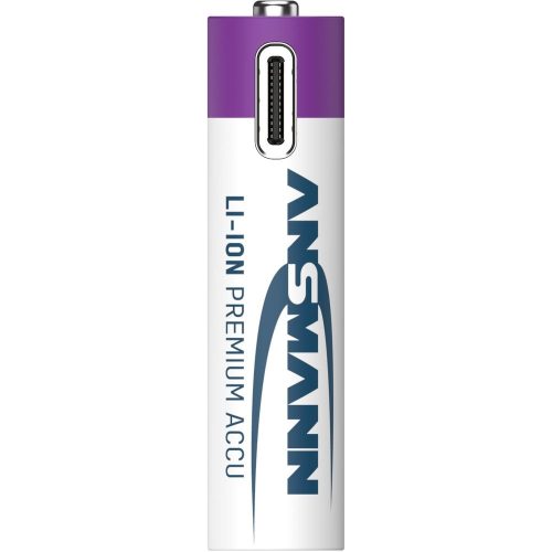 ANSMANN Li-Ion AAA akkumulátor 500mAh USB-C 4db/csomag