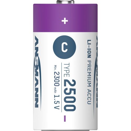 ANSMANN Li-ion baby akkumulátor 2500mAh USB-C 2db/csomag