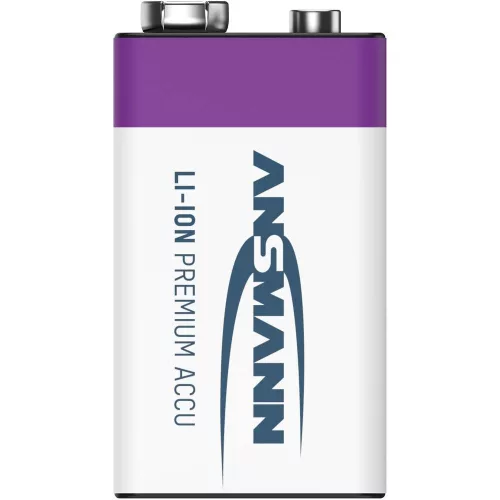ANSMANN Li-ion 9V akkumulátor 400mAh USB-C 1db/csomag