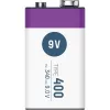 ANSMANN Li-ion 9V akkumulátor 400mAh USB-C 1db/csomag