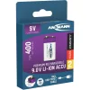ANSMANN Li-ion 9V akkumulátor 400mAh USB-C 1db/csomag