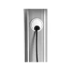 Equip TV állvány - 650605 (60"-100" álló, dönthető, állítható magasság, gurulós, Max.:100kg, fekete/ezüst)