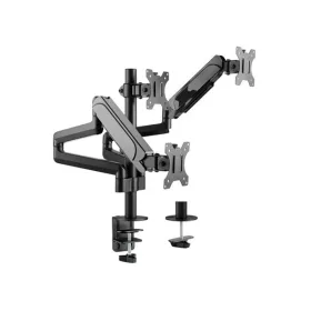   Equip Monitor Asztali konzol - 650134 (17"-27", 3 monitor, dönthető, forgatható, állítható magasság, Max.:3x7kg, fekete)