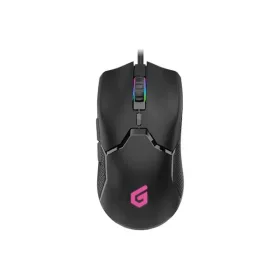   Conceptronic Egér - DJEBBEL05B (Optikai, 7200DPI, 6 programozható gomb, 150 cm harisnyázott kábel, fekete/RGB)