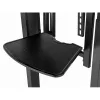 Equip TV állvány - 650633 (55"-100" álló, dönthető, állítható magasság, gurulós, motoros, Max.:120kg, fekete)