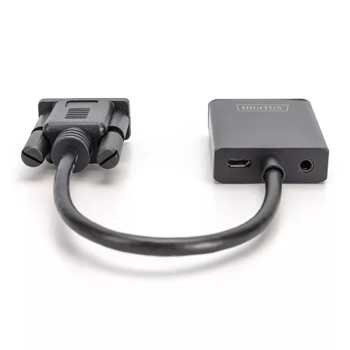 DIGITUS VGA apa -> HDMI anya adapter audio kábellel