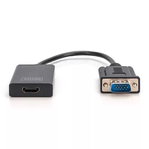 DIGITUS VGA apa -> HDMI anya adapter audio kábellel