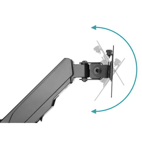 DIGITUS gázrugós fali univerzális (VESA 75 / 100) 1-es fekete monitor tartó konzol