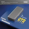 Digitus USB M.2 hard disk enclosure SSD external NVMe 20Gbps USB 3.2 Gen2x2 aluminum