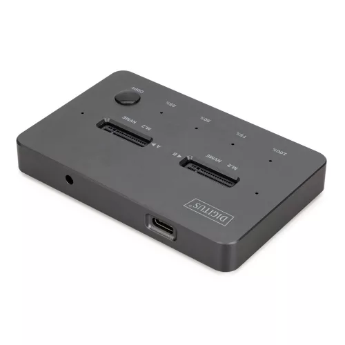 DIGITUS DA-71545 Dual M.2 NVMe SSD dokkoló állomás USB-C Gen2