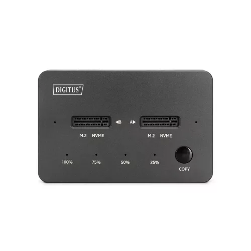 DIGITUS DA-71545 Dual M.2 NVMe SSD dokkoló állomás USB-C Gen2