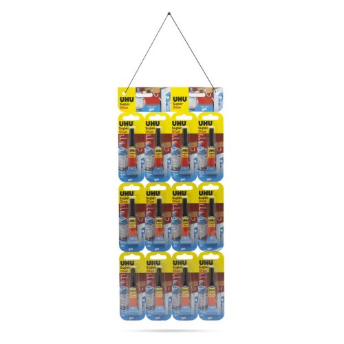 UHU Super Glue pillanatragasztó 2 g gél (U36690)