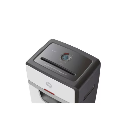 Iratmegsemmisítő, konfetti, 24 lap, HP "Oneshred 24CC", világosszürke