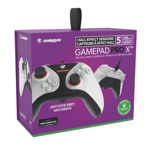 Snakebyte XS GamePad Pro X - vezetékes kontroller - fehér