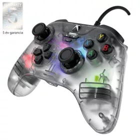   Snakebyte XS GamePad RGB X - vezetékes kontroller - átlátszó