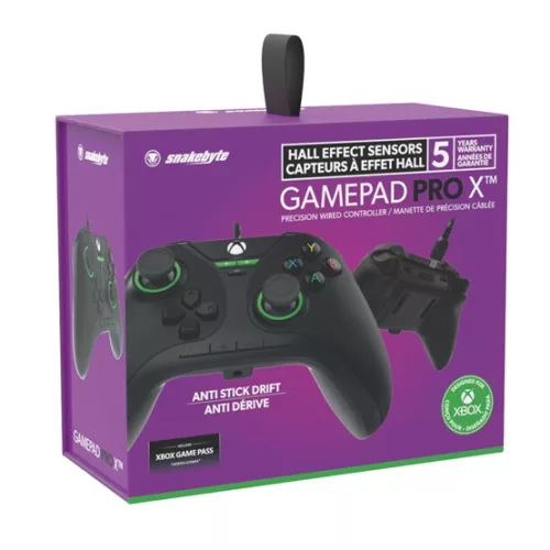 Snakebyte XS GamePad Pro X - vezetékes kontroller - fekete