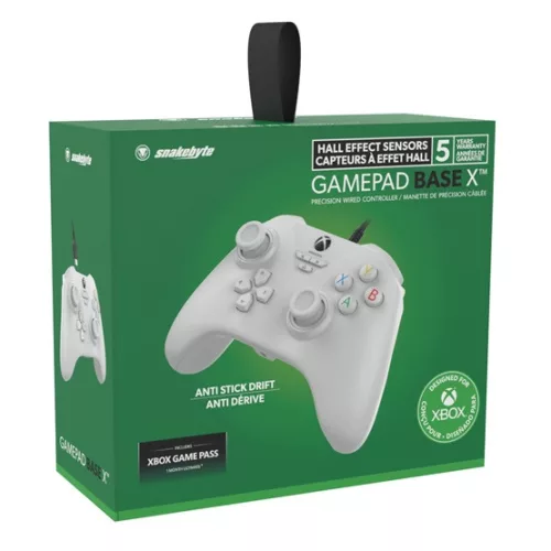 Snakebyte XS GamePad BASE X - vezetékes kontroller - fehér