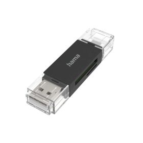 Hama USB 2.0 kártyaolvasó SDXC/microSD - fekete (00200130)