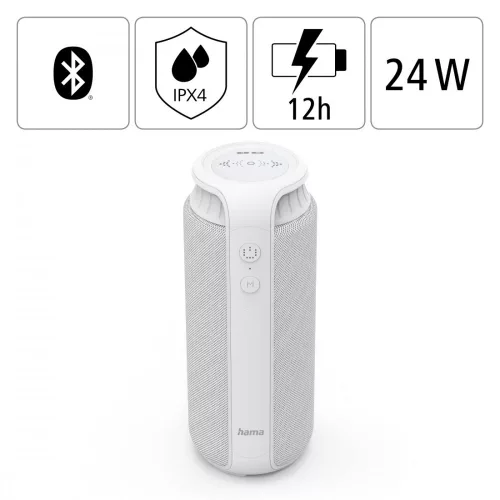 Hama Bluetooth hangszóró Pipe 2.0 24W fehér (188201)