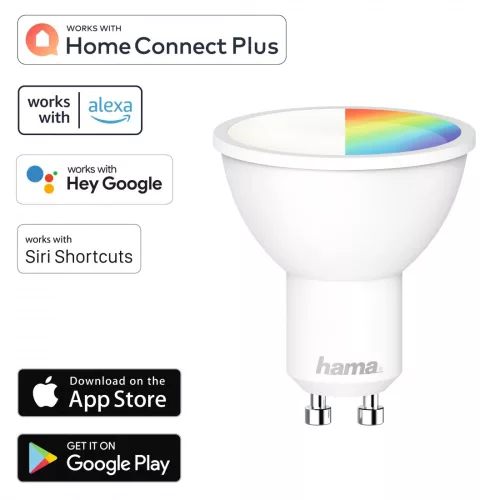 Hama okos WiFi LED izzó GU10 RGB+CCT 5.5W (176598)