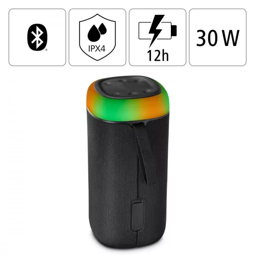 Hama Bluetooth hangszóró Shine 2.0 30W RGB LED fekete (188228)
