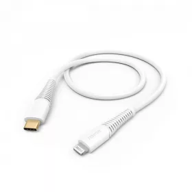   Hama FIC E3 adatkábel lightning USB TYPE-C 1,5m fehér (201603)