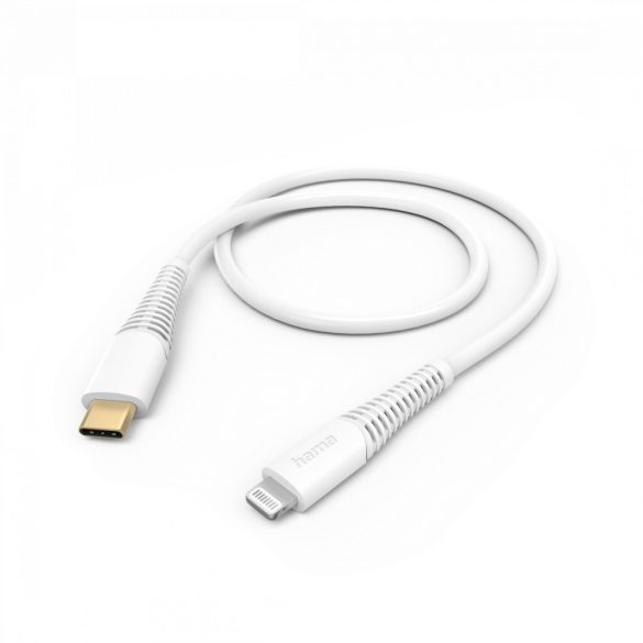 Hama FIC E3 adatkábel lightning USB TYPE-C 1,5m fehér (201603)