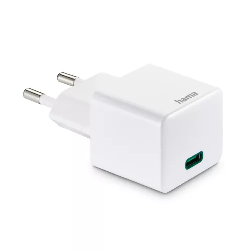 Hama FIC E3 UNIV. HÁLÓZATI USB TYPE-C TÖLTŐ MINI "PD,QC", FEH. 20W (201650)