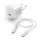 Hama hálózati töltő USB-C Mini PD 25W + 1m kábel - fehér (00201624)