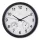 Hama Malta falióra hőmérővel és páratartalommérővel Ø25cm - fekete (00185868)