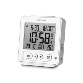   Hama Rhodes digitális rádiós ébresztőóra LCD - fehér (00185894)