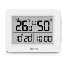   Hama Lefkada hőmérő és páratartalommérő - fehér (00222231)