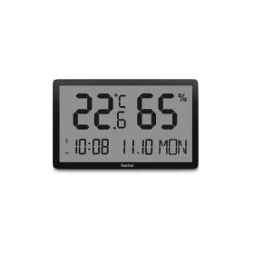   Hama Lombok digitális beltéri hőmérő és páratartalommérő - fekete (00222232)
