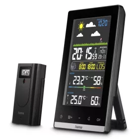   Hama Jamaica meteorológiai állomás ébresztő funkcióval - fekete (00222239)